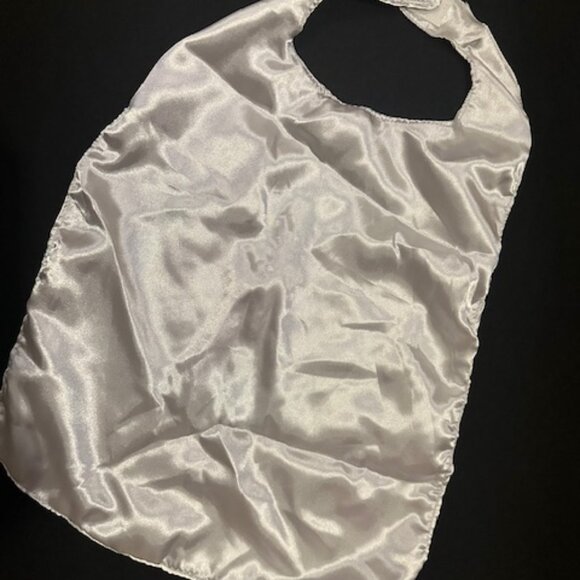 White / Silver Infant Super Hero Cape CAPEWS - Picture 3 of 5